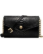 Michael Kors Michael Snakeembossed Iphone Crossbody Case - Lyst