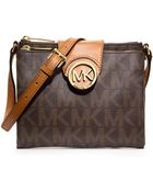Michael Kors Michael Large Fulton Logo Crossbody - Lyst