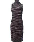 Missoni Striped Knitted Dress - Lyst