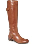 Nine West Sookie Wide Calf Riding Boots - Lyst