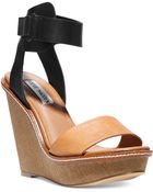 Steve Madden Blitz Platform Wedge Sandals - Lyst