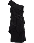 Donna Karan New York Short Dress - Lyst