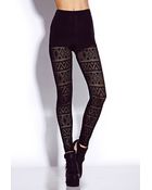 Forever 21 Daring Crochet Leggings - Lyst