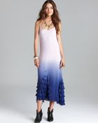 Free People Maxi Slip Dress Go To Gauze Hazy Days - Lyst