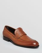 Hugo Boss Boss Bront Leather Penny Loafers - Lyst