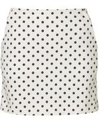 Topshop Dot Mini Skirt - Lyst