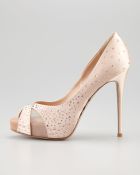 Valentino Crystal covered Satin Pump - Lyst