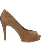 Nine West Camya Peep Toe Pump - Lyst