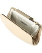 Dune Bayley Patent Leather Clutch - Lyst