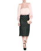 Giles Black Lace Pencil Skirt - Lyst