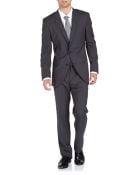 Hugo Boss Grand Central Crepe Suit Dark Gray - Lyst