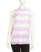 Jeunesse Edith Sleeveless Stripe Top - Lyst