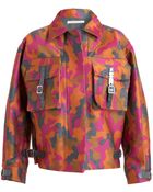 Christopher Kane Camouflage Woolsilk Parka Jacket - Lyst