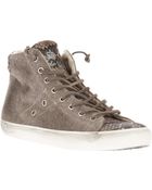 Leather Crown High-top Trainer - Lyst