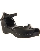 Swedish Hasbeens Cut Out Debutant Sandal - Lyst