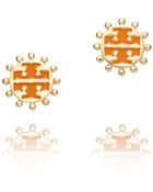 Tory Burch Winslow Logo Post Earring - Lyst