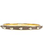 Alexander McQueen Brass Thin Skull Bracelet - Lyst