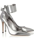 Gianvito Rossi Metallic Leather Pumps - Lyst