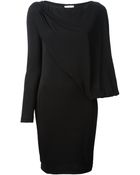 Givenchy Draped Dress - Lyst