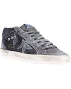 Golden Goose Deluxe Brand Leather Blend Midstar Trainer - Lyst