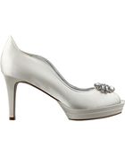 Nine West Avara Peep Toe Pump - Lyst