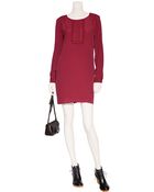 Paul & Joe Sister Bordeaux Crepe Antonela Dress - Lyst