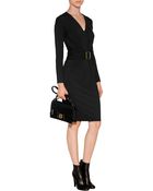 Paule Ka Gathered Waist Dress in Black - Lyst