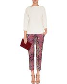 Ralph Lauren Collection Taupe Suede Sandals - Lyst