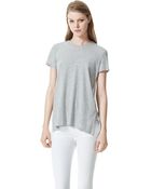Theory Medea B Top in Ribbed Viscose - Lyst