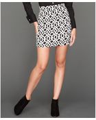 Inc International Concepts Exotic Print Mini Skirt - Lyst