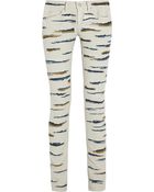 Isabel Marant Orson Embroidered Skinny Jeans - Lyst