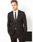 Asos Slim Fit Suit Jacket in Pinstripe - Lyst