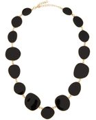 Kenneth Jay Lane Oval Enamel Station Necklace - Lyst
