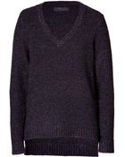 Rag & Bone Jackie Pullover in Eggplant - Lyst