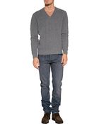 7 For All Mankind Cotton Chad Jeans In Darkness Out - Lyst