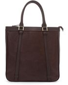 Zara Etched Leather Shopper - Lyst