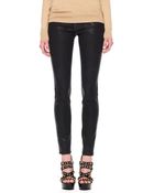 MICHAEL Michael Kors Stretch Leather Skinny Pants - Lyst