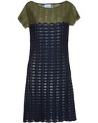 Prada Short Dress - Lyst