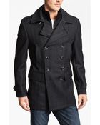 7 Diamonds Glasgow Trim Fit Double Breasted Coat - Lyst