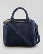 Alexander Wang Rockie Small Crossbody Satchel Bag Navy - Lyst