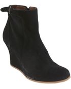 Lanvin Wedge Bootie - Lyst