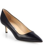 Manolo Blahnik Bb Patent Leather Pumps - Lyst