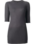 Rick Owens Sheer Top - Lyst