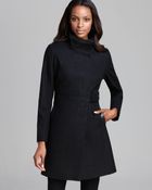 Via Spiga Coat - Ly Faux Leather - Lyst