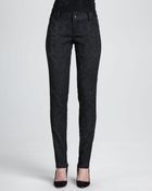 Alice + Olivia Brocade Skinny Pants Alice Olivia - Lyst