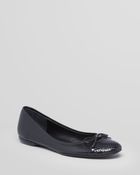 Delman Cap Toe Ballet Flats Brook - Lyst