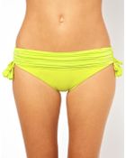 Seafolly Goddess Banded Tie Side Bikini Bottom - Lyst