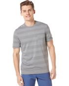 Perry Ellis Stripe Crew Neck Tshirt - Lyst