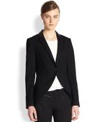 Rag & Bone Hubert Leather-trimmed Wool Blazer - Lyst