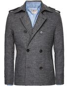Mango Doublebreasted Jersey Jacket - Lyst